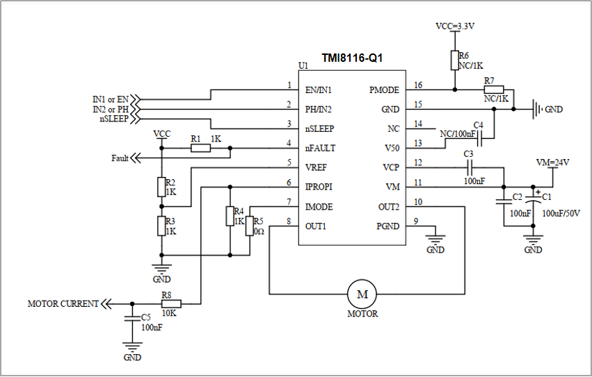 TMI8116-Q1  汽车电机驱动器